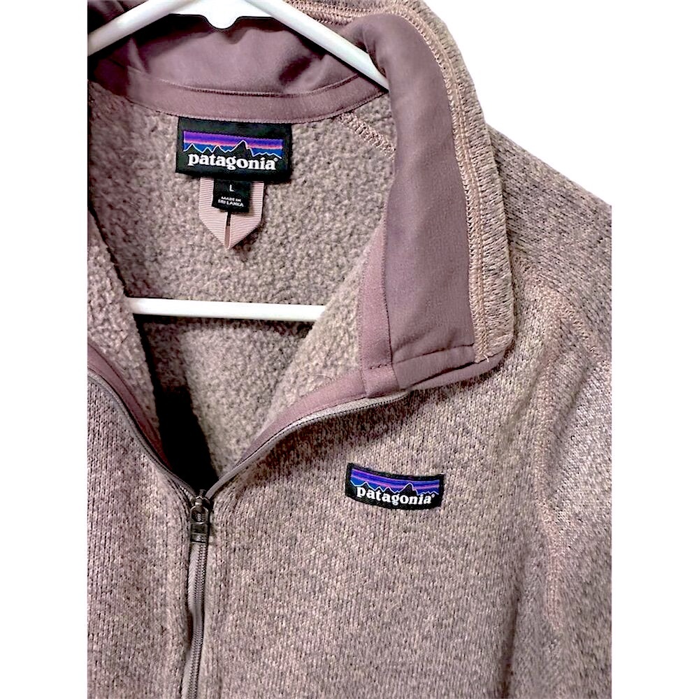 Patagonia Women's Better Sweater Jacket Hazy Purple Size L Full-Zip Casual
